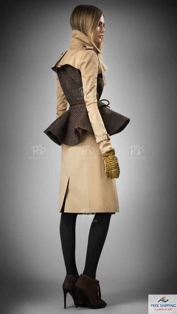 BURBERRY-WOMENS-TRENCH-COAT-Long-Wool-Peplum-Jacket-Khaki_2